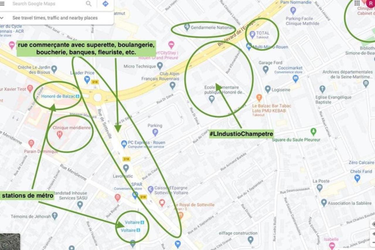 #Lindustriochampetre Free Parking, Bien Situe, Spacieux, Proche Clinique Руан Екстер'єр фото